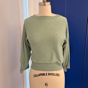 Max Studio Sage Green Knit Top